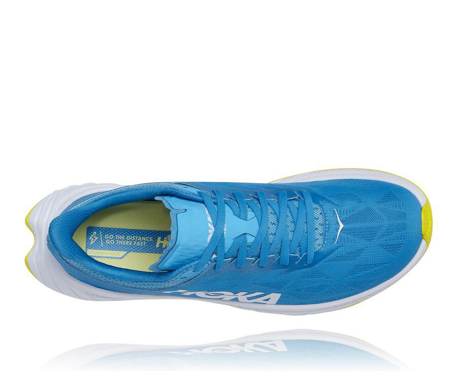 Zapatillas Running Hoka One One Hombre - Carbon X 2 - Azules/Blancas - ZFS624185